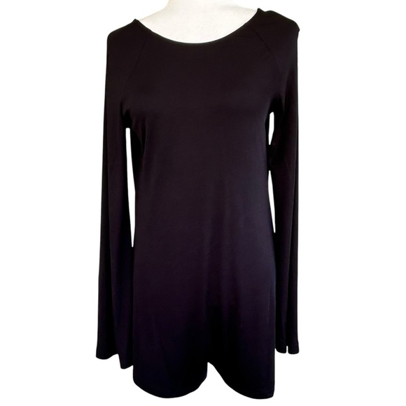 Princess Polly black long sleeve backless romper size 6 - Picture 1 of 6